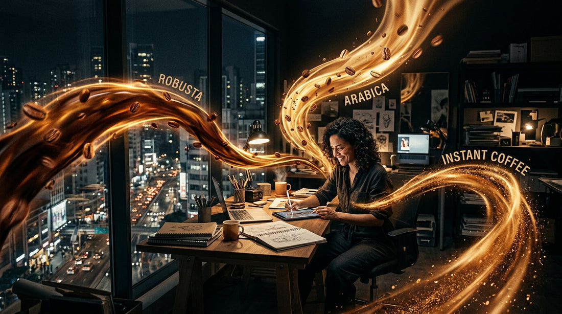 Robusta vs Arabica vs Instant: Which Brew Actually Fuels Long Creative Days?