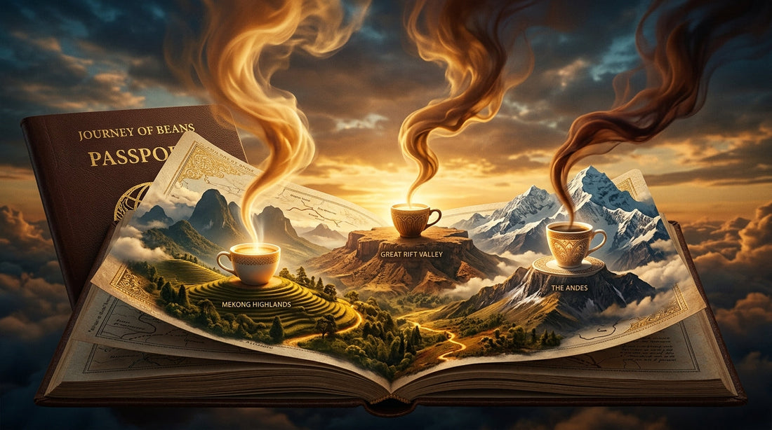 Three-Cup Passport: Pack, Brew and Taste Beans from the Mekong Highlands, the Great Rift and the Andes